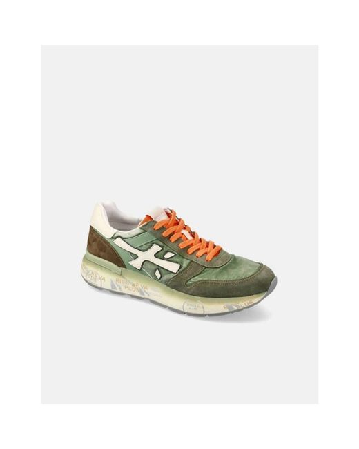 Premiata Green Sneakers for men
