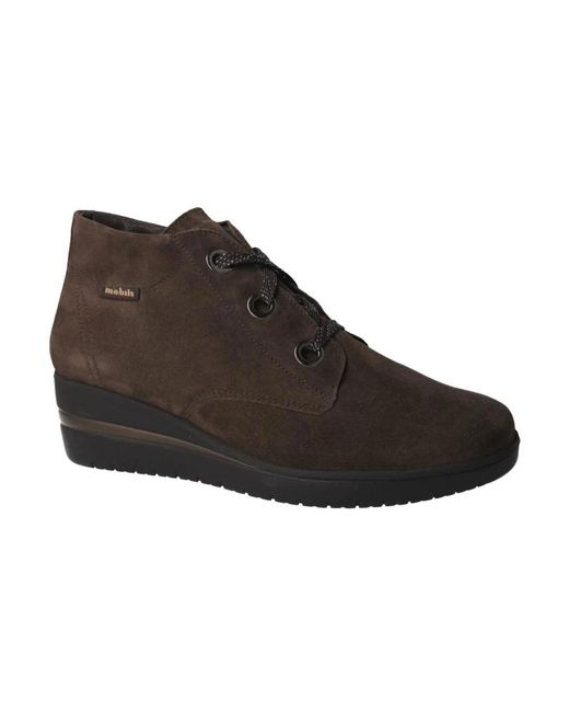 Mephisto Black Braune wildleder stiefeletten