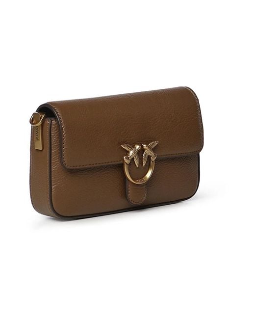 Pinko Brown Cross Body Bags