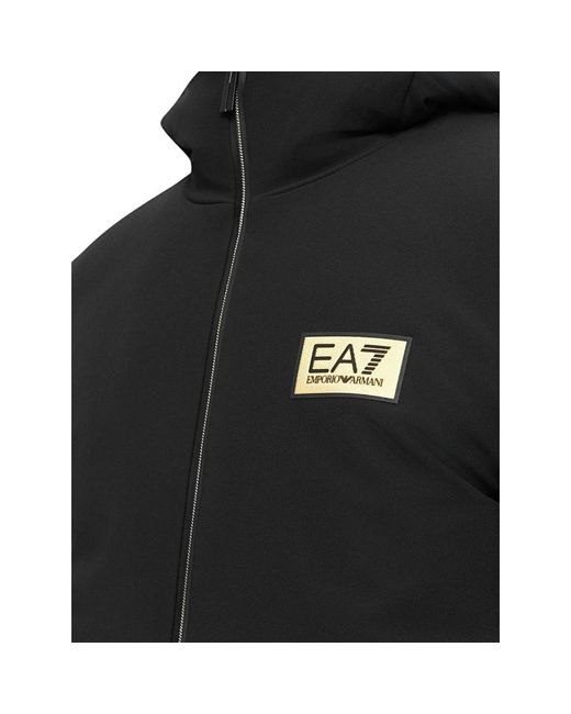 EA7 Black Light Jackets for men
