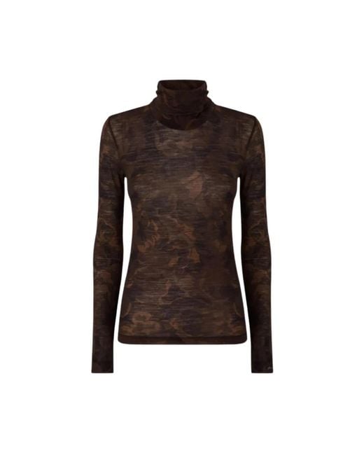 Pinko Brown Turtlenecks