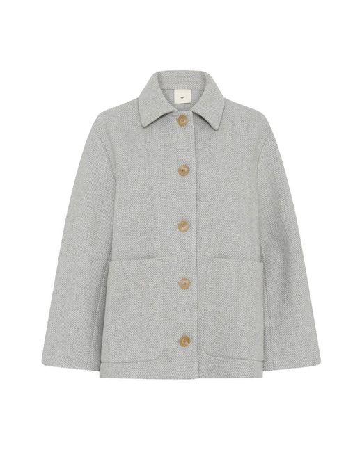 Heartmade Gray Julian jacke oberbekleidung, off white