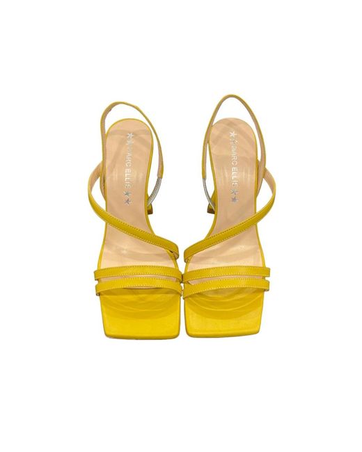 Marc Ellis Yellow High Heel Sandals