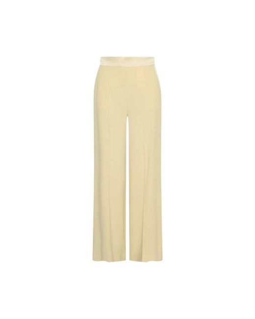 Marella Yellow Wide Trousers