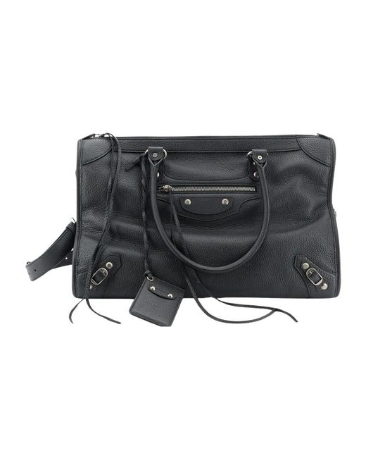 Balenciaga Gray Weekend Bags for men
