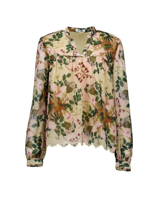 EST'SEVEN Overhemden ,Veelkleurig Char Blouses in het Green