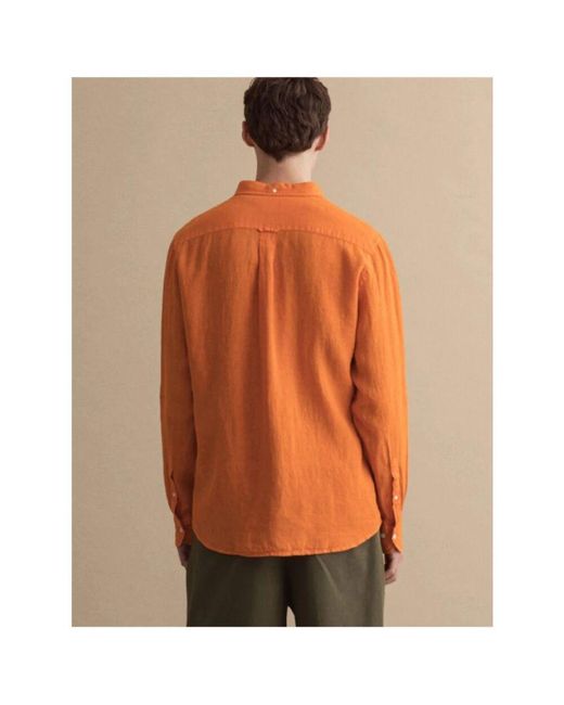 Casual Shirts di Gant in Orange da Uomo
