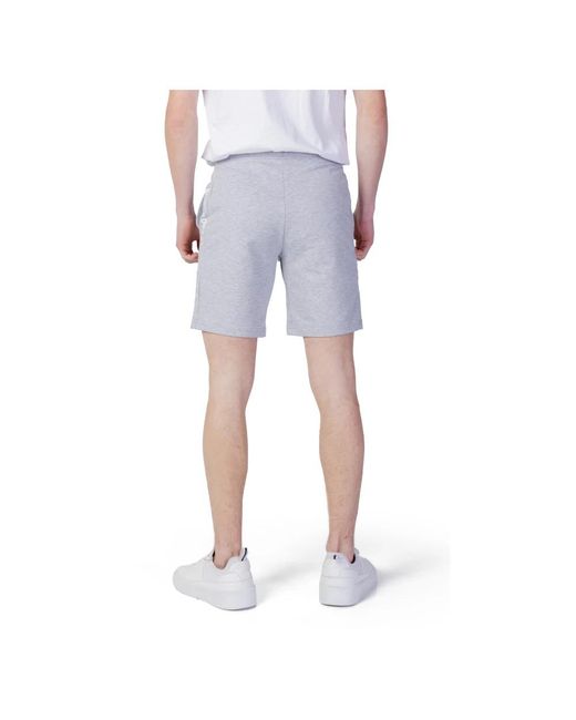 Le Coq Sportif Blue Casual Shorts for men