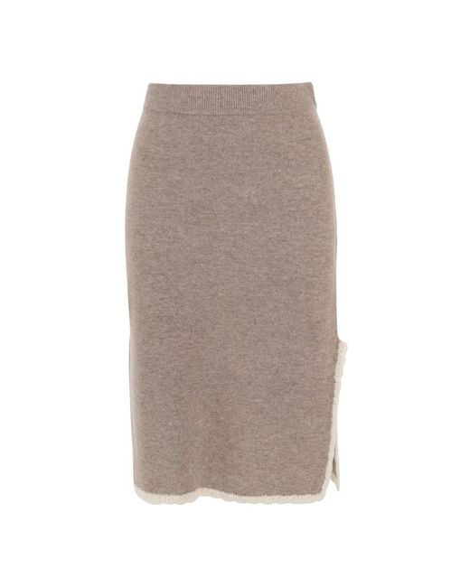 THE GARMENT Brown Midi Skirts