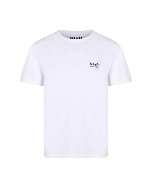Golden Goose Deluxe Brand White T-Shirts for men