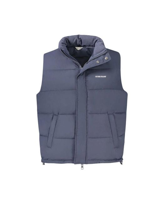 Vests di Guess in Blue da Uomo