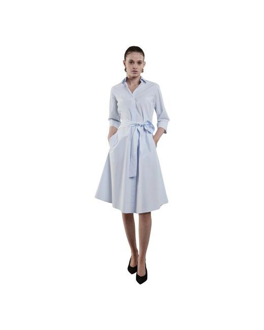 Stenstroms Blue Hellblaues Juno Kleid 100% Baumwolle