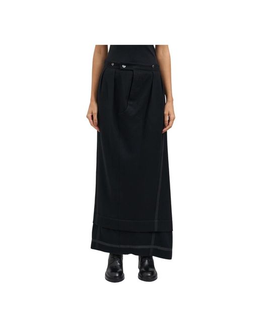Marc Le Bihan Black Maxi Skirts