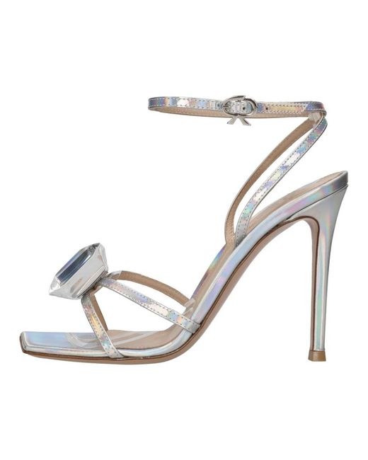 Gianvito Rossi Gray High Heel Sandals