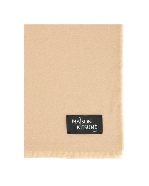 Maison Kitsuné Natural Winter Scarves