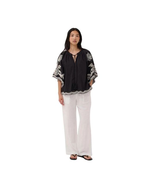 Part Two Bianchapw Blouse in het Black