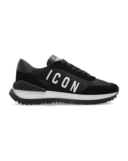 DSquared² Black Sneakers 'running'