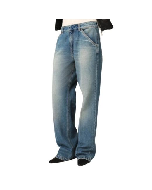 Ba&sh Loose-Fit Jeans in het Blue