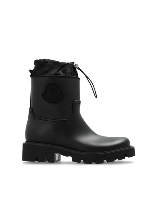 Moncler Black Rain Boots