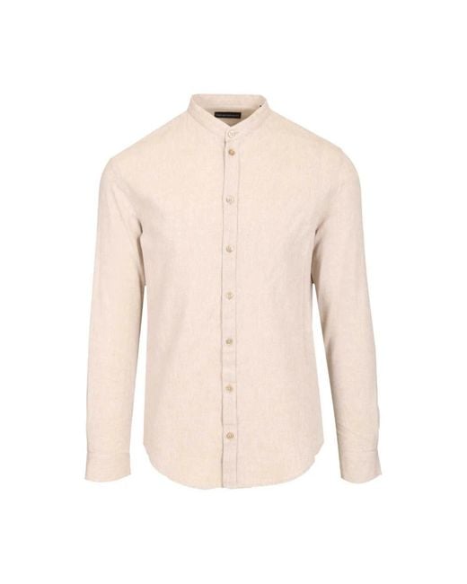 Emporio Armani Natural Casual Shirts for men