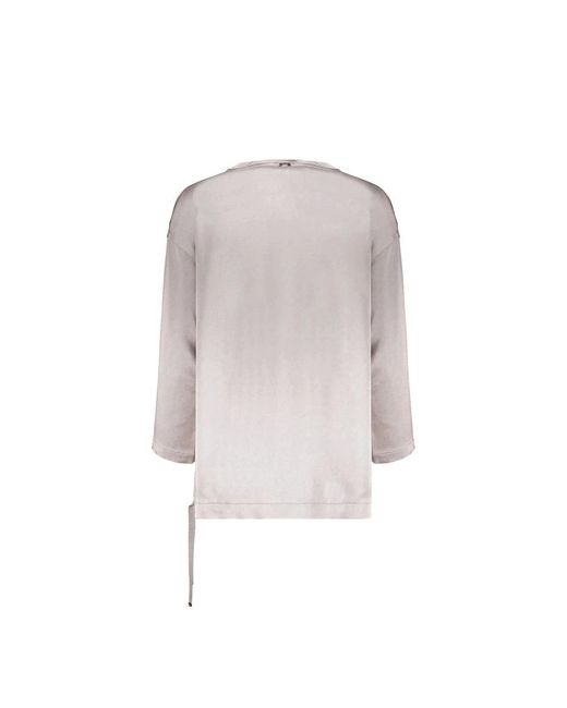 Herno V-Neck Top in het Gray