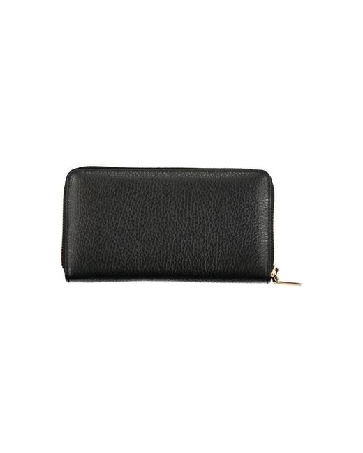 Portafoglio elegante in pelle con scomparti multipli di Coccinelle in Black