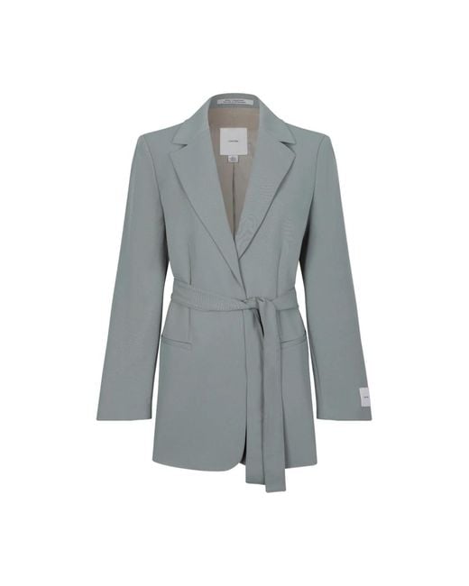 Calvin Klein Gray Blazers