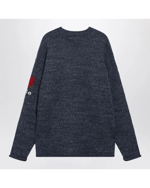 Polo Ralph Lauren Blue Round-Neck Knitwear for men