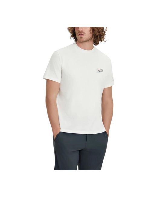 Suns Paolo Text T-Shirt in White für Herren