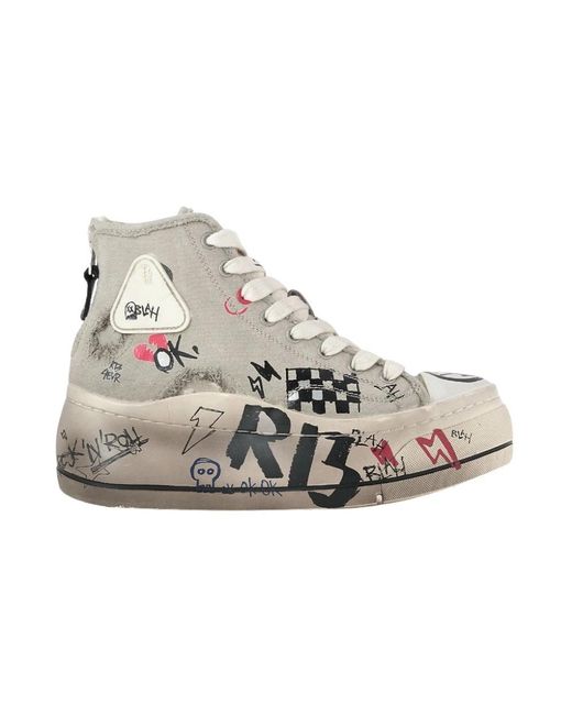 R13 Gray Sneakers