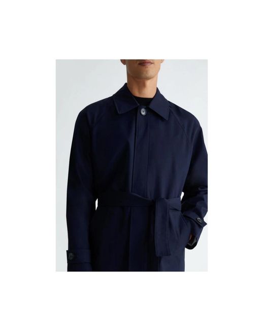 Liu Jo Blue Belted Coats for men