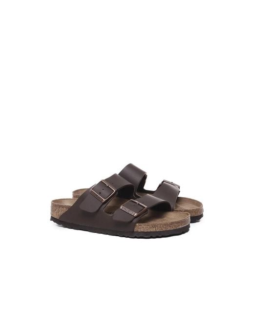 Birkenstock Brown Sliders