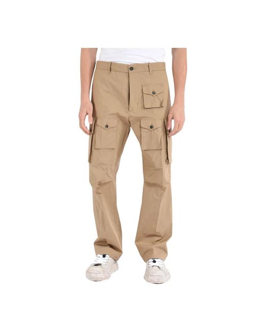 Straight Trousers di Nine:inthe:morning in Natural da Uomo