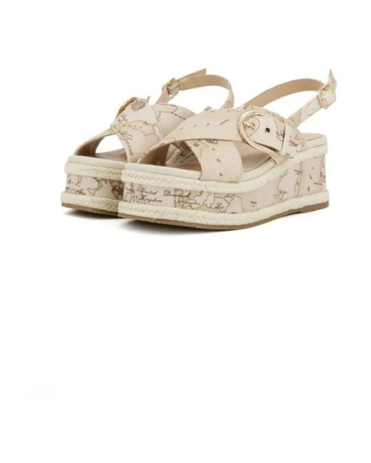 Alviero Martini 1A Classe Metallic Wedges