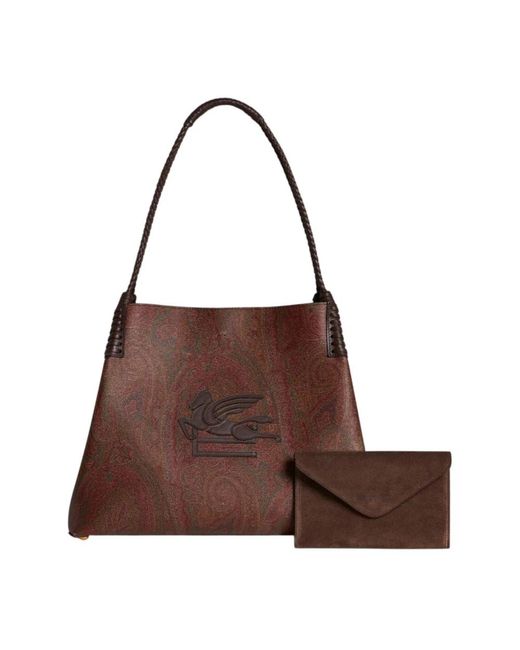 Etro Brown Tote Bags
