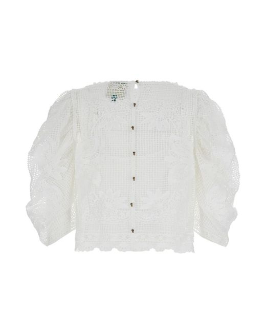 Blouses & shirts > blouses Farm Rio en coloris White
