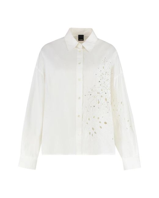 Pinko Centoundici Shirt in het White