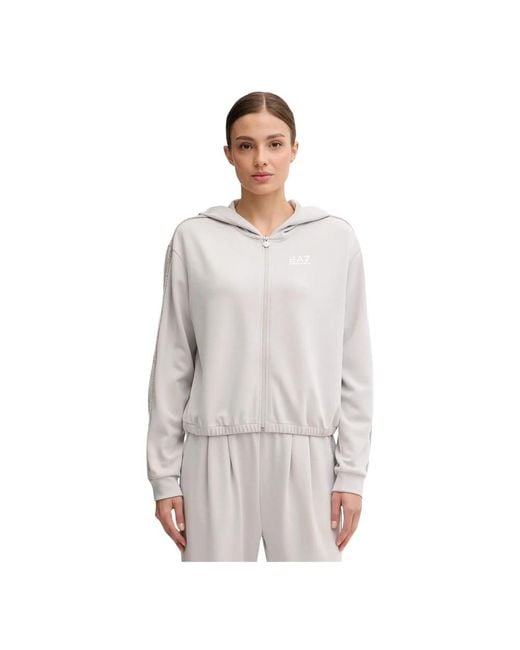 Zip-Throughs di EA7 in Gray