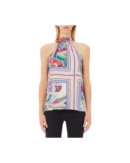 Sleeveless Tops di Liu Jo in Blue