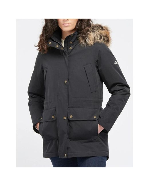 Barbour Belmount Hooded Jacket in het Blue