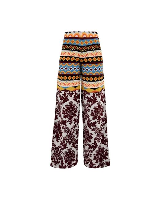 Akep Multicolor Wide Trousers