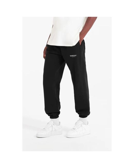 Represent Black Sweatpants for men