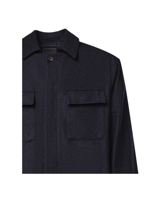 Eleventy Blue Casual Shirts for men