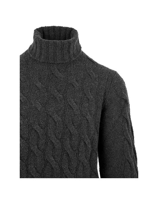FILIPPO DE LAURENTIIS Black Turtlenecks for men