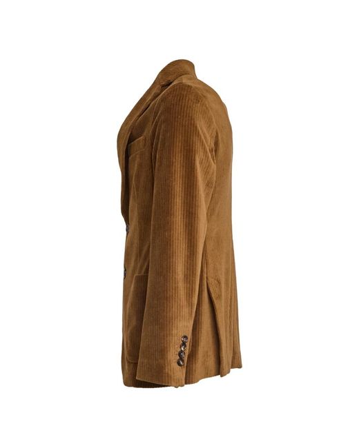 Circolo 1901 Jassen ,Bruin ,Katoen Corduroy Single-Breasted Jacket in het Brown voor heren