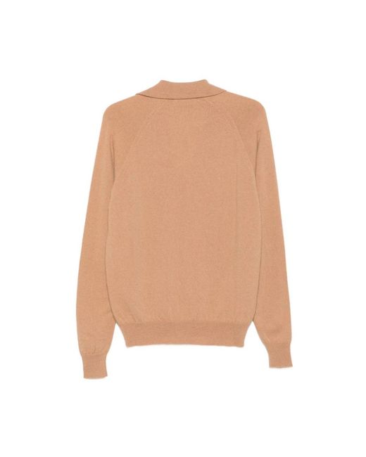 Lardini Natural V-Neck Knitwear for men