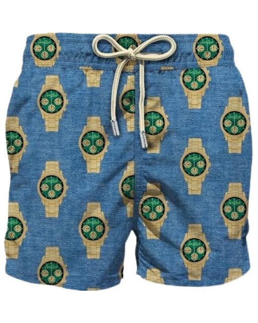 Mc2 Saint Barth Blue Beachwear for men