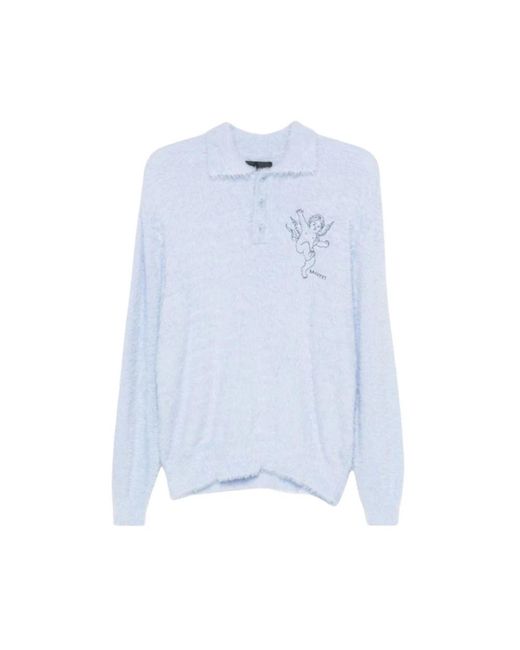 Rassvet (PACCBET) Blue V-Neck Knitwear for men