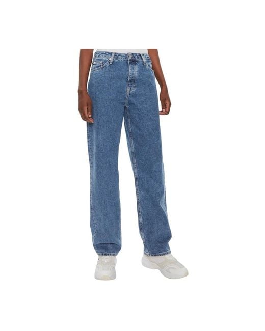 Calvin Klein Blue Klassische denim-jeans
