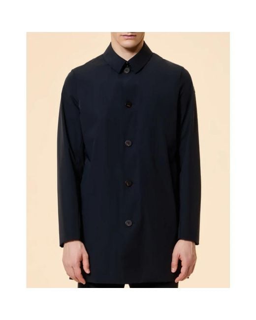 Rrd Blue Single-Breasted Coats for men